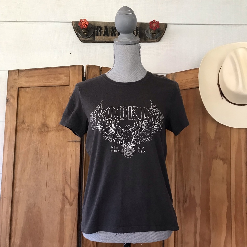 Abercrombie & Fitch Brooklyn New York Short Sleeve Blouse